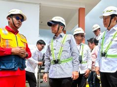 Mensesneg Tinjau Pembangunan Sekolah Rakyat Karya Brantas Abipraya