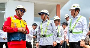 Mensesneg Tinjau Pembangunan Sekolah Rakyat Karya Brantas Abipraya