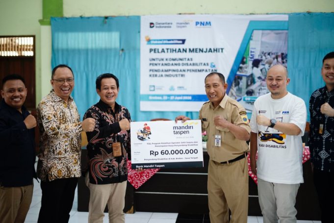 Buka Jalan Difabel, Bank Mandiri Taspen dan PNM Hadirkan Pelatihan Vokasi di Brebes