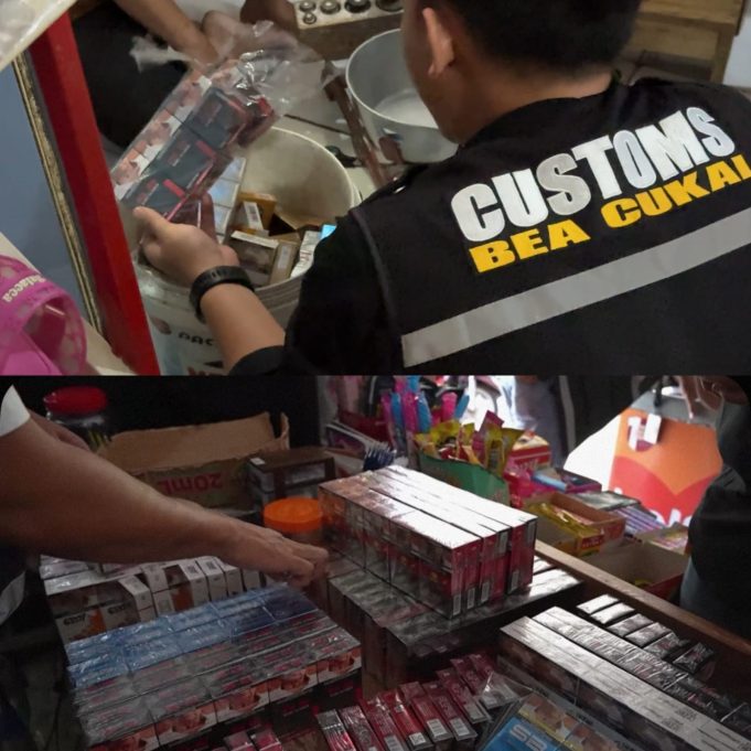 Operasi Maung Pajajaran Cirebon Berhasil Sita Ratusan Ribu Rokok Ilegal