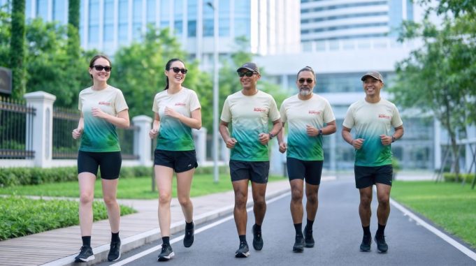 Run for The Future, Sharp Sukses Ajak 600 Masyarakat Berlari dan Tanam 600 Pohon
