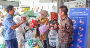 BTN Kolaborasi Komunitas Lokal, Hadirkan Program Bayar Angsuran dengan Sampah