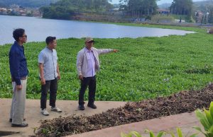 Camat Deny Libatkan Unpad Untuk Tangani Eceng Gondok Waduk Darma