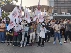 Dugaan Alih Fungsi RTH Taman Potret, Almamater Lima Kembali Gelar Aksi Demo di Kawasan Komersial Skandinavia Tangerang
