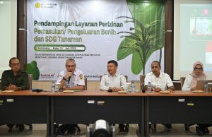 Kementan Percepat Proses Layanan Perizinan Pemasukan dan Pengeluaran Benih dan SDG Tanaman
