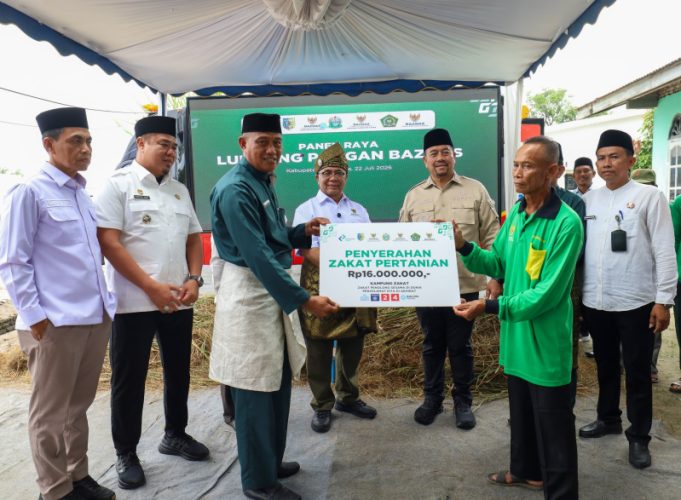 Sukses Panen Raya, Kelompok Petani Binaan BAZNAS di Sumut Tunaikan Zakat Rp16 Juta