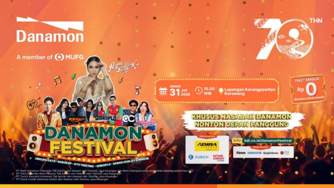 Rayakan HUT Ke-70, Danamon Festival Hadirkan Berbagai Hiburan dan Promo Menarik