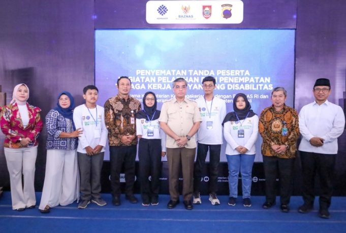 BAZNAS RI Bersama Kemnaker Beri Pelatihan dan Penempatan Kerja Bagi Penyandang Disabilitas di Boyolali
