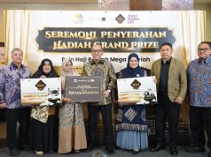 Apresiasi Bank Mega Syariah, Serahkan Grand Prize Voucher Haji Khusus Senilai Rp245 Juta