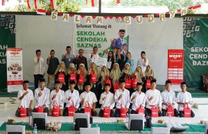 Wook Global Technology Salurkan 531 Paket Perlengkapan Belajar