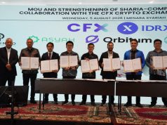 Lima Startup Kripto Syariah Binaan Menara Syariah Teken Nota Kesepahaman dengan CFX untuk Bangun Ekosistem Aset Digital Syariah Indonesia