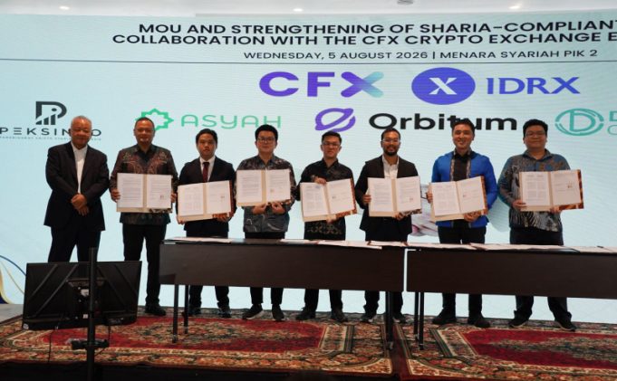 Lima Startup Kripto Syariah Binaan Menara Syariah Teken Nota Kesepahaman dengan CFX untuk Bangun Ekosistem Aset Digital Syariah Indonesia