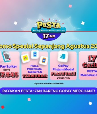 Sambut Kemerdekaan, GoPay Merchant Hadirkan Promo Spesial untuk Dukung Digitalisasi UMKM