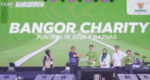 BAZNAS RI dan PT Bangor Berkembang Salurkan Bantuan Santunan Yatim dan Layanan Ibadah