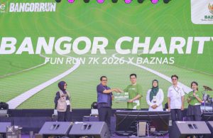 BAZNAS RI dan PT Bangor Berkembang Salurkan Bantuan Santunan Yatim dan Layanan Ibadah