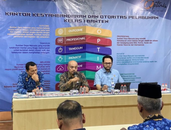 Perkuat P4GN di Sektor Transportasi Laut, BKKP Berkolaborasi dengan KSOP Kelas I Banten Wujudkan Lingkungan Kerja Bersih Narkoba