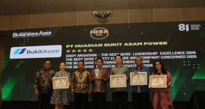Terapkan QHSE Terintegrasi, PT Huadian Bukit Asam Power Raih Empat Penghargaan IQSA 2026
