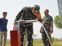 Hadirkan Manfaat Nyata, TMMD Kodim 0726/Sukoharjo Tanam Pohon Hingga Bangun Sumur