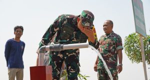 Hadirkan Manfaat Nyata, TMMD Kodim 0726/Sukoharjo Tanam Pohon Hingga Bangun Sumur