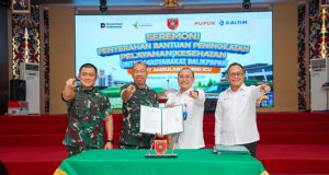 Pupuk Kaltim Hibahkan Mini ICU, Perkuat Mobilitas Layanan RS TNI AD Balikpapan