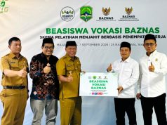BAZNAS RI Salurkan Beasiswa Vokasi Menjahit untuk Mustahik di Majalengka