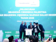 BAZNAS RI Bersama Kemdiktisaintek Buka Beasiswa bagi 200 Mahasiswa Asal Palestina