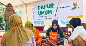 BAZNAS RI dan BCA Syariah Dirikan Dapur Umum untuk Penyintas Gempa di NTT
