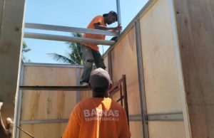 BAZNAS Bangun Huntara untuk Penyintas Gempa NTT