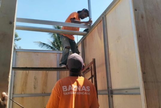 BAZNAS Bangun Huntara untuk Penyintas Gempa NTT
