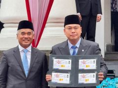 Wamen Komdigi Pimpin Upacara Peringatan Hari Bhakti Postel ke-81