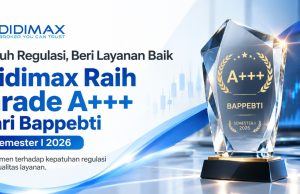 Didimax Dapat Grade A+++ dari Bappebti Semester I 2026