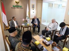 BAZNAS RI Bahas Kerja Sama Bantuan Kemanusiaan Palestina dengan YPSP