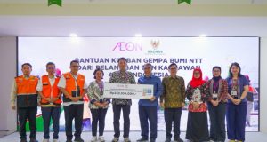 Melalui BAZNAS RI, AEON Indonesia Salurkan Bantuan Rp233 Juta untuk Pemulihan NTT