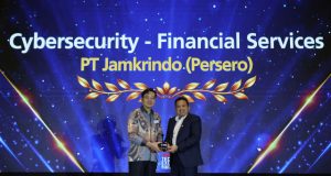 Jamkrindo Raih Penghargaan atas Keunggulan Keamanan Siber di Sektor Keuangan