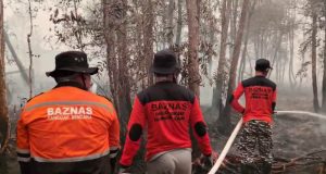BAZNAS Terus Gencarkan Aksi Penanganan Karhutla di Kalimantan