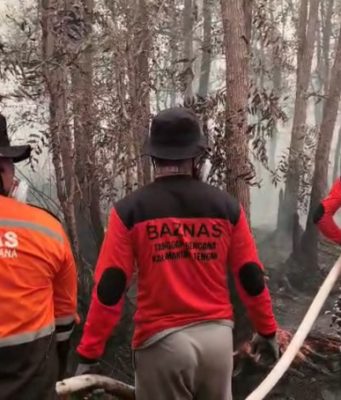 BAZNAS Terus Gencarkan Aksi Penanganan Karhutla di Kalimantan