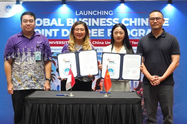 Perluas Peluang Karier Global, BINUS UNIVERSITY Luncurkan Joint Degree Global Business Chinese bersama South China University of Technology